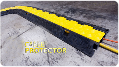 RAMPE DE PROTECTION DE CÂBLE EN CAOUTCHOUC CP-2 / PROTECTION DE CÂBLE EN CAOUTCHOUC